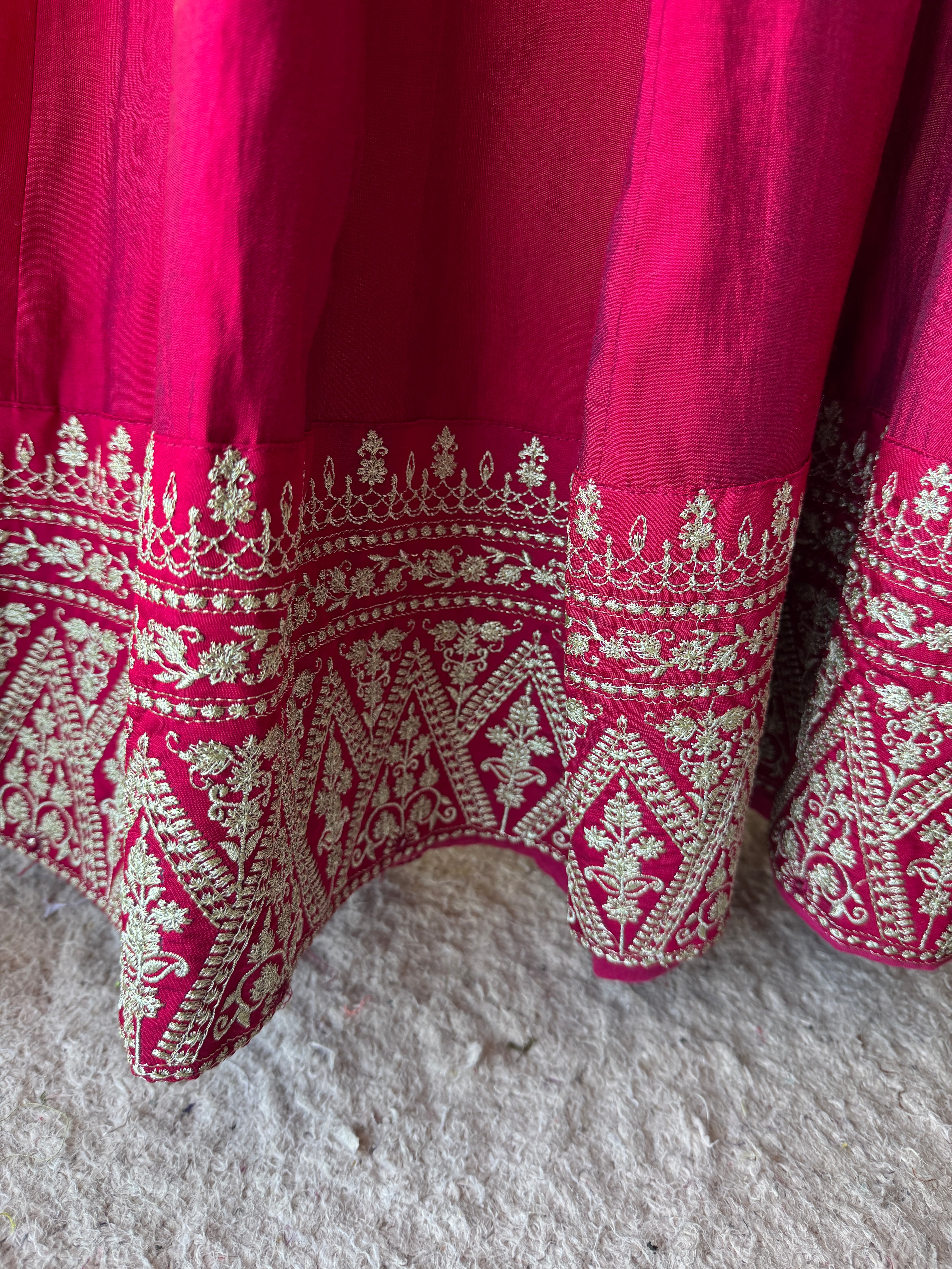 Tulsi Handwork Muslin Dress