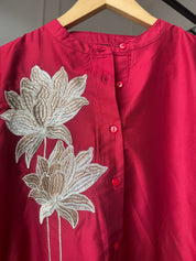 Riya Satin Silk Coord Set