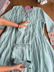 Shrishti Anarkali dress- Powder Blue