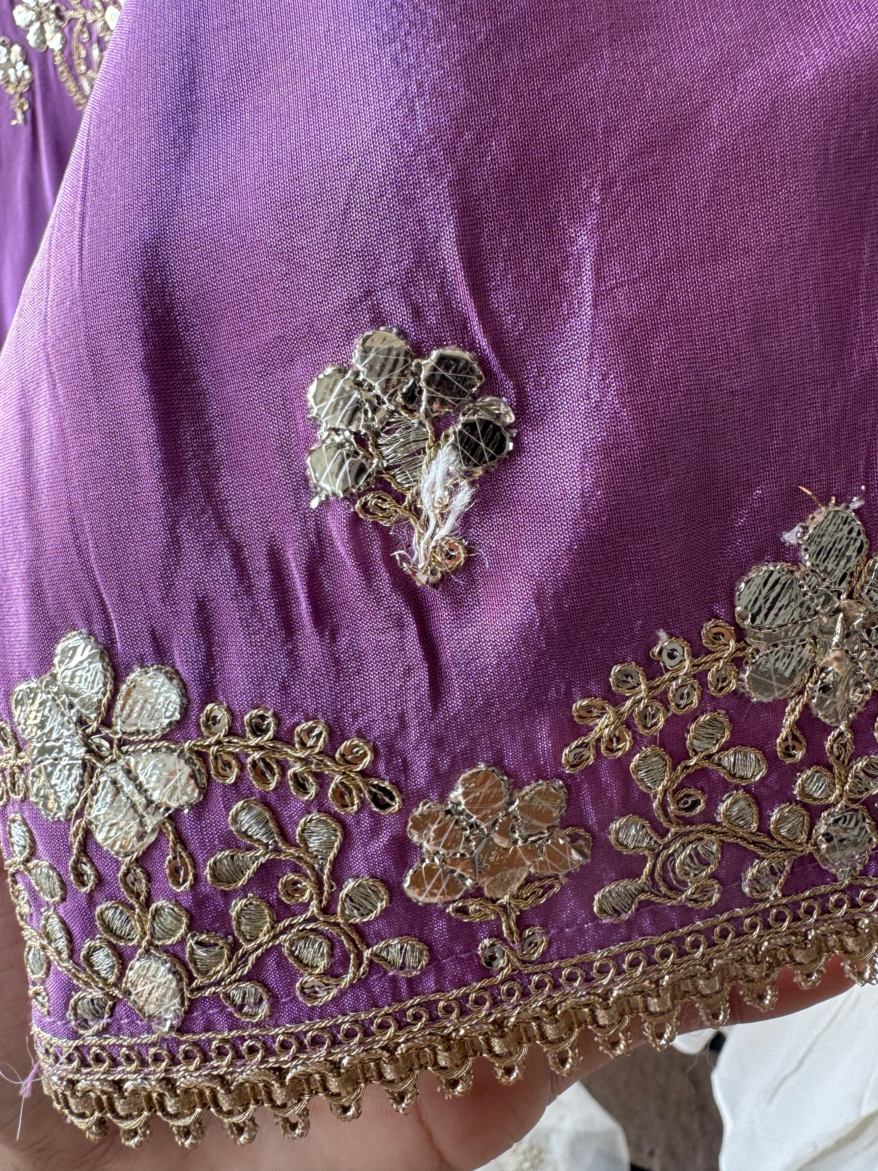 Lavender Sharara set