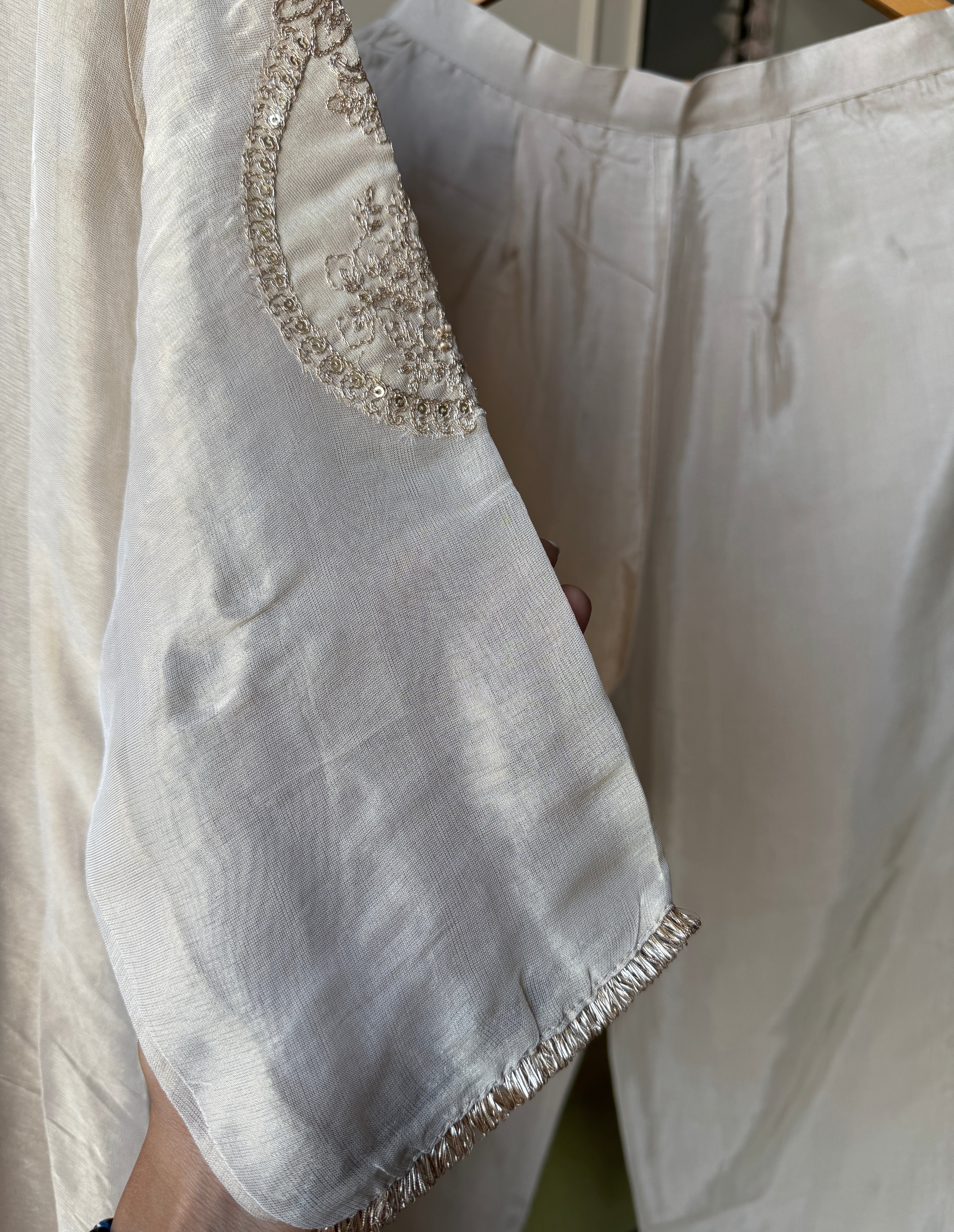 Prapti Tissue Zari Work Dress