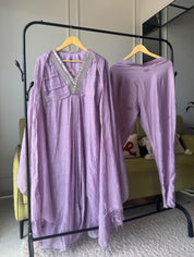 Dua Mul Chanderi Aline Dress (Make to Order)