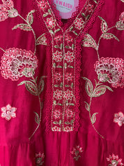 Kusum Cotton Embroided Dress