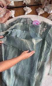 Shraddha  piece hand work Coords- Blue