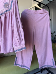 Neha Embroided Khadi Cotton Coord Set