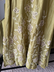Gourika Embroided Mul Chanderi Dress