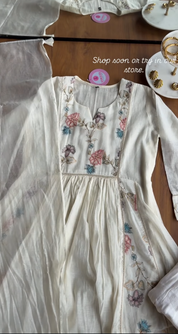 Tisha Mul Chanderi Dress