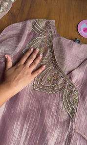 Prachi Short Kurta Angrakha Dress-Pink