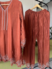 Vrinda Sequence Handwork Dress