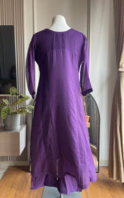 Riya Cotton With Kota Doriya Dupatta - Purple