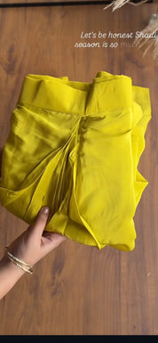 Noor Handwork Padded Blouse With Cowl Skirt And Jacket