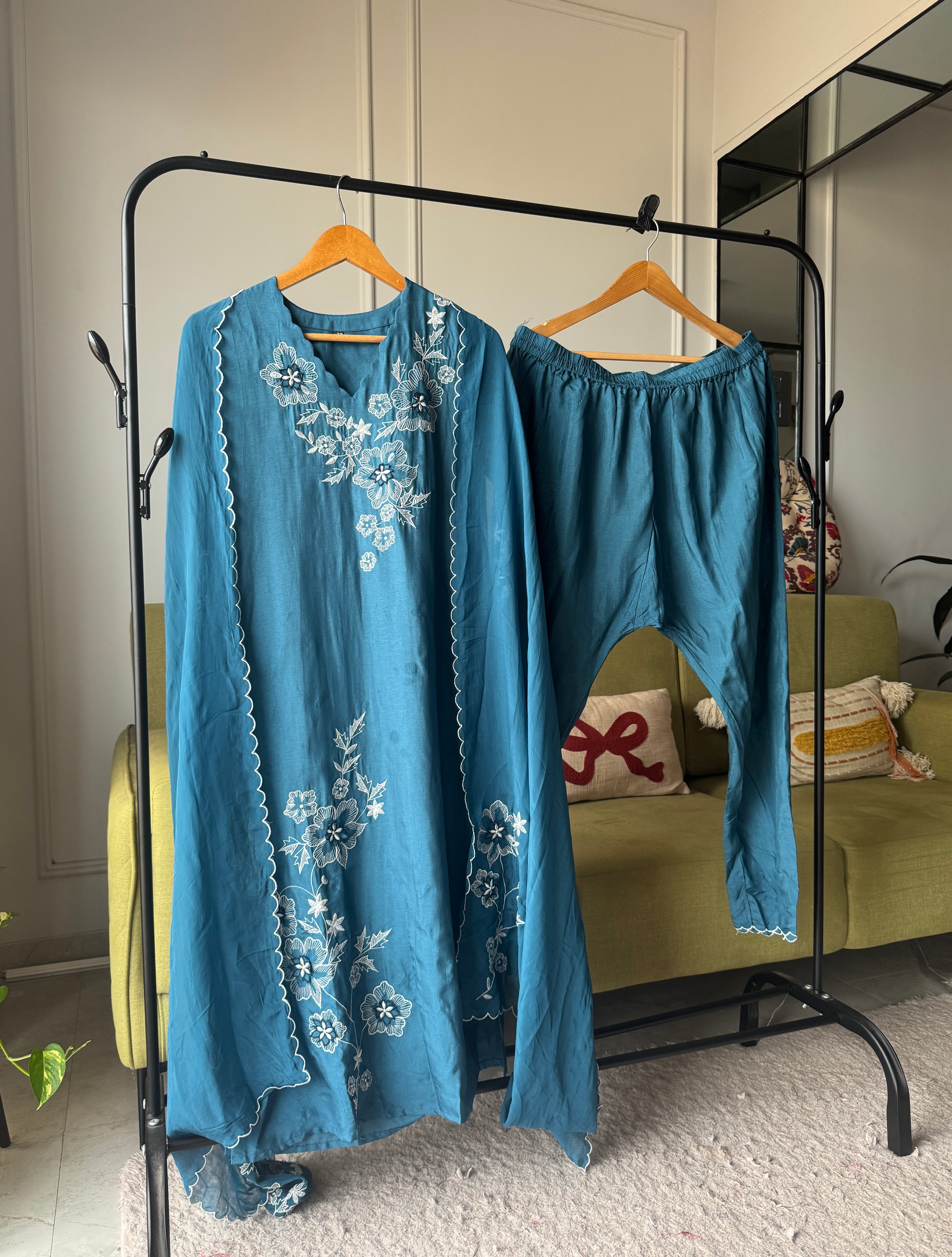 Durga Embroided Set