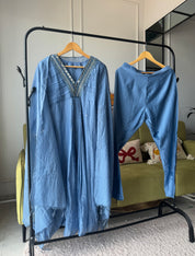 Dua Mul Chanderi Aline Dress (Make to Order)