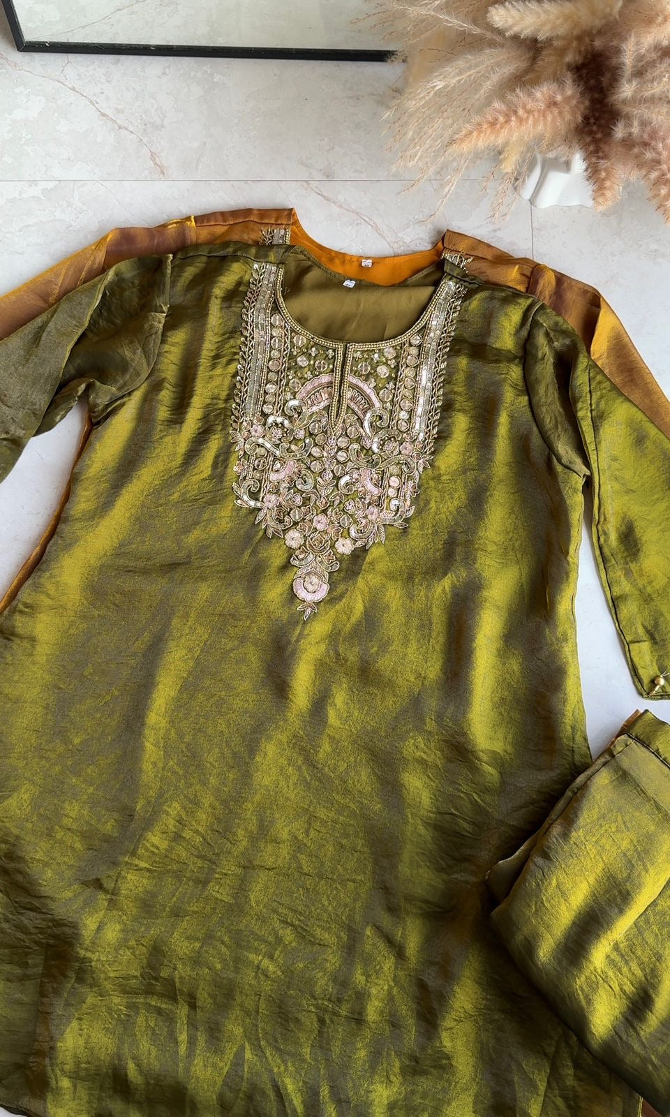 Meher Glass Tissue Coord Set