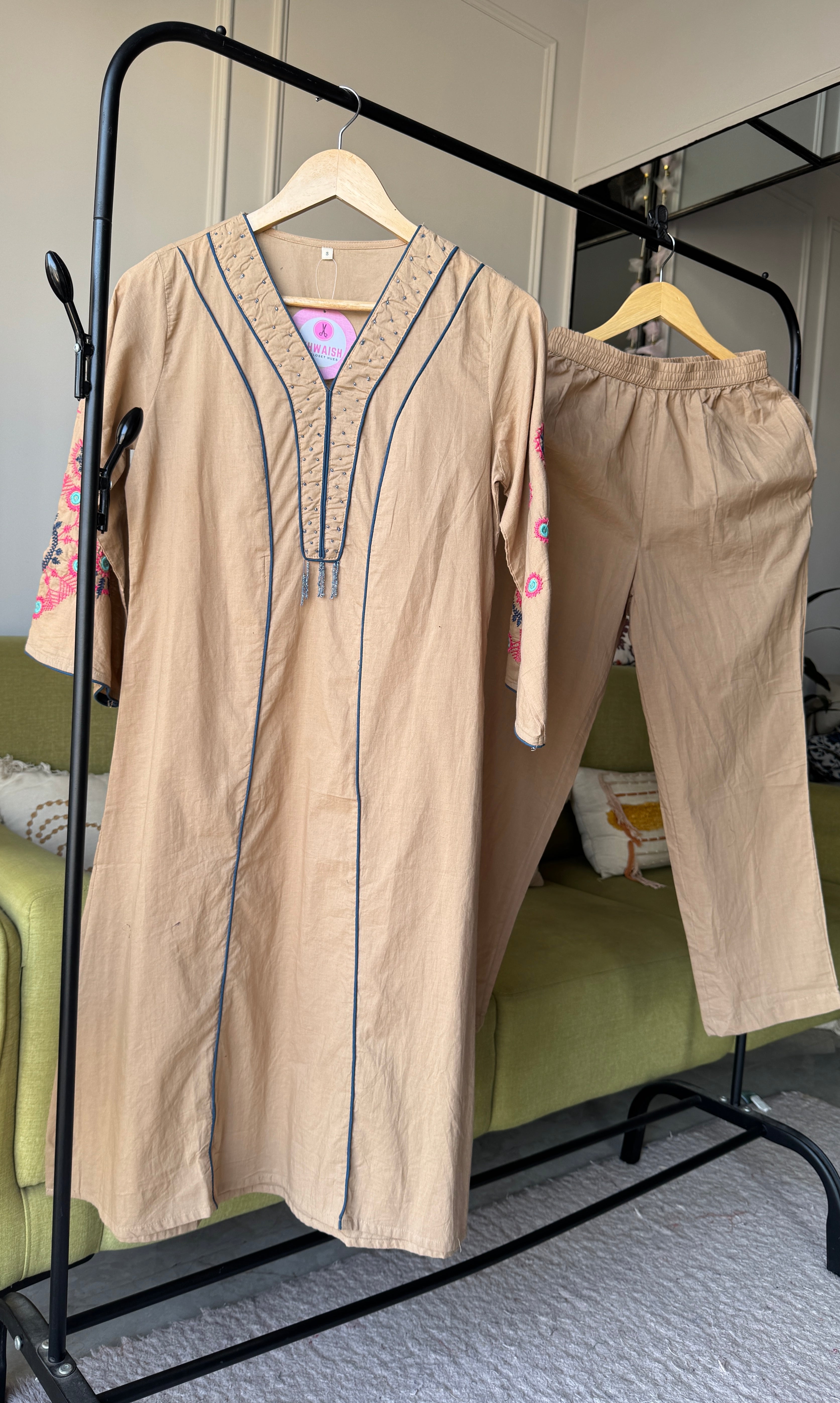 Surbi Embroided Cotton 2Pc Set