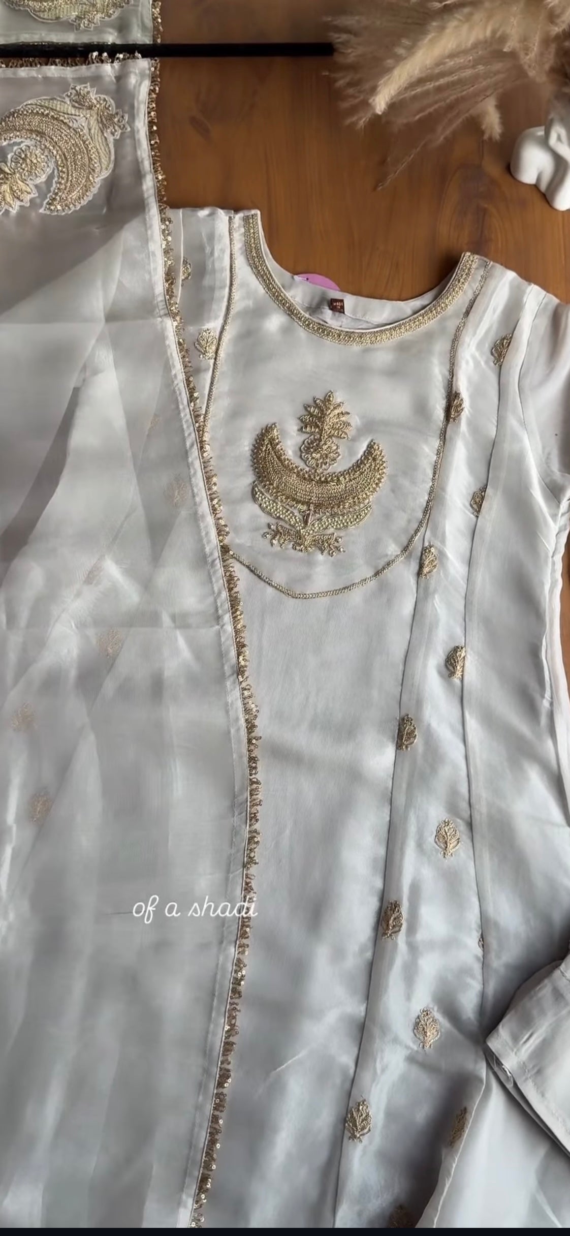 Kiara Tissue Zari Work Dress