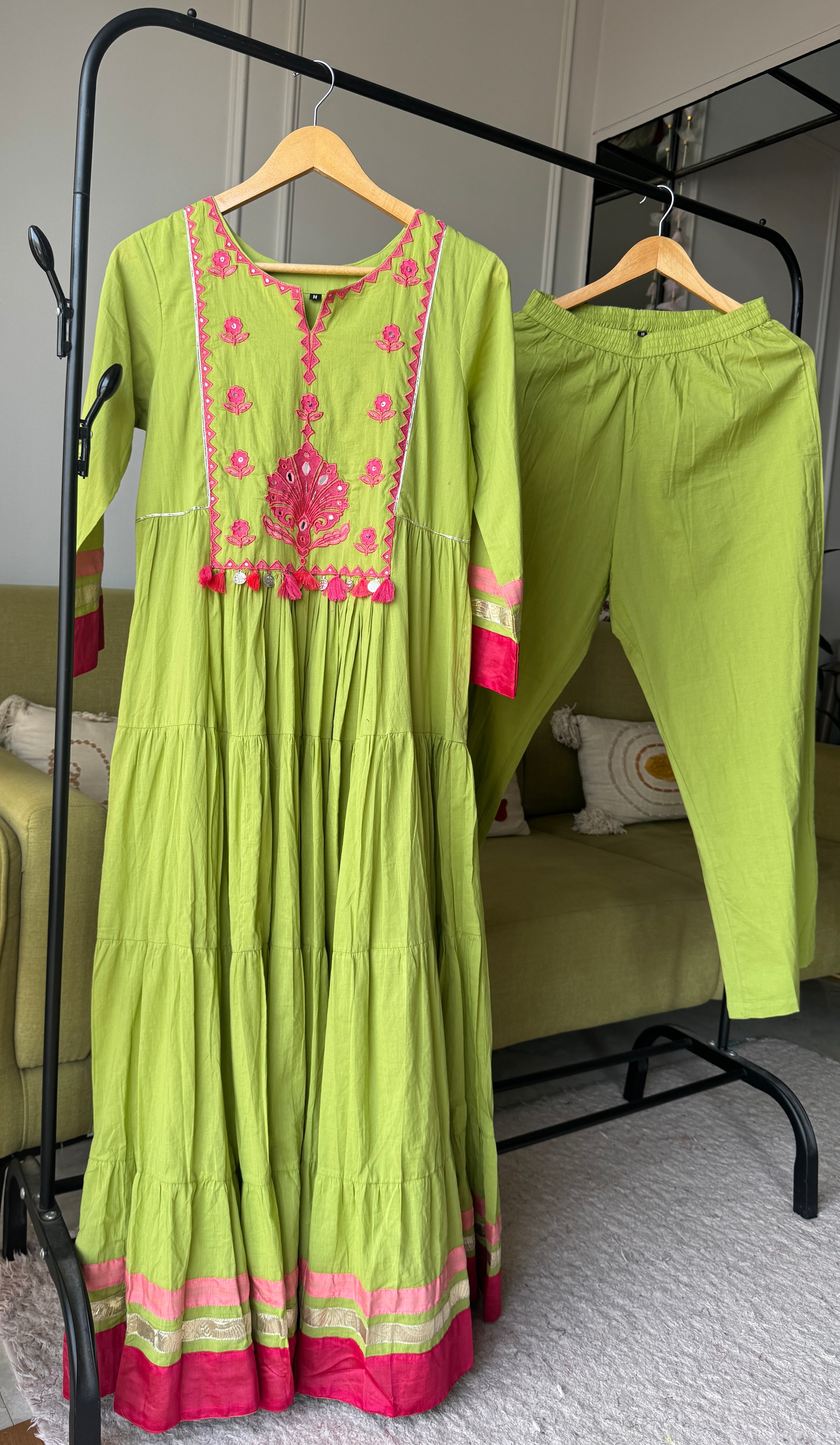 Avni Boho Style Cotton Anarkali