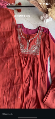 Gurleen Cutdana Work Dress