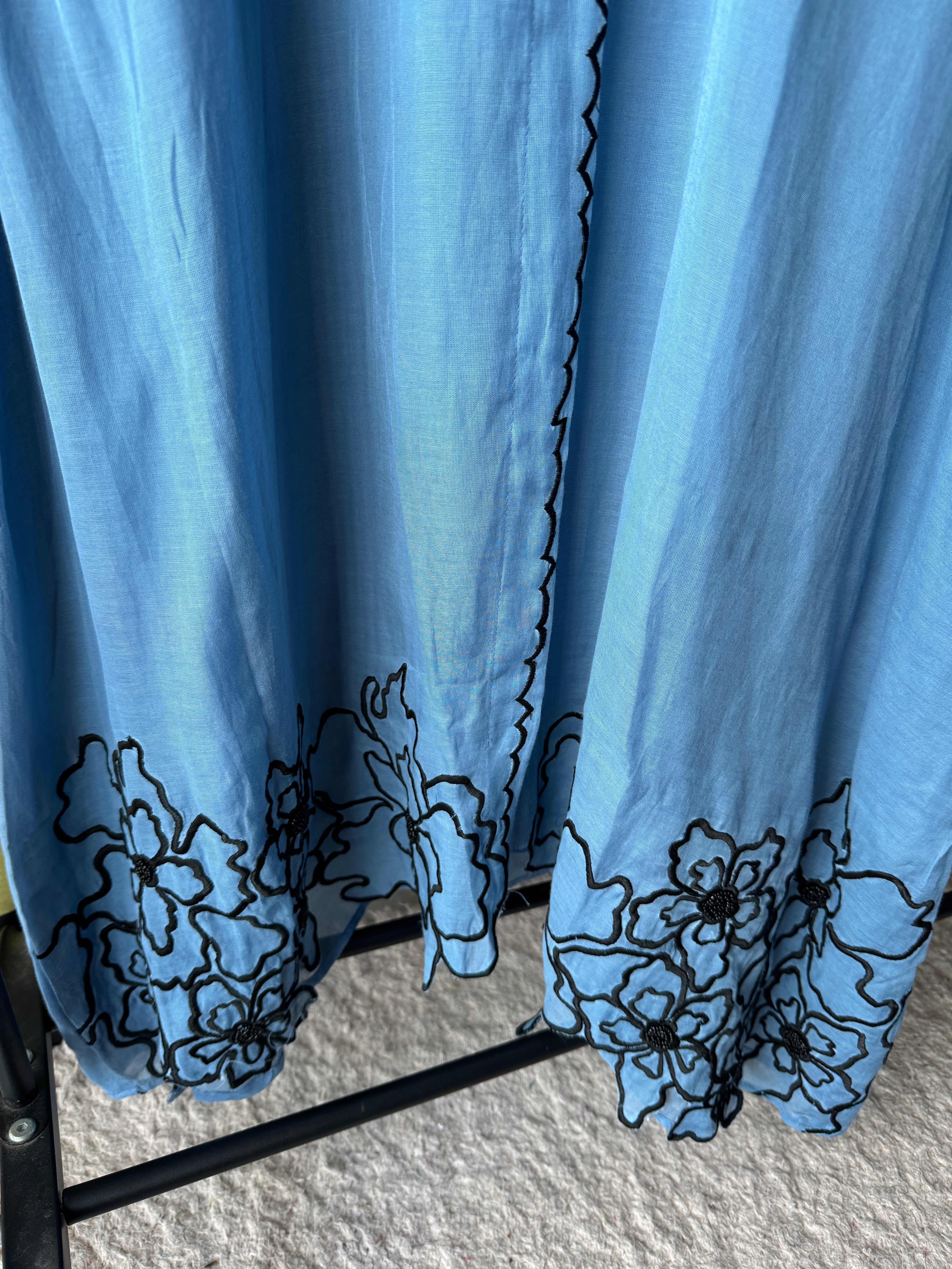 Mani Cut Work Aline Dress