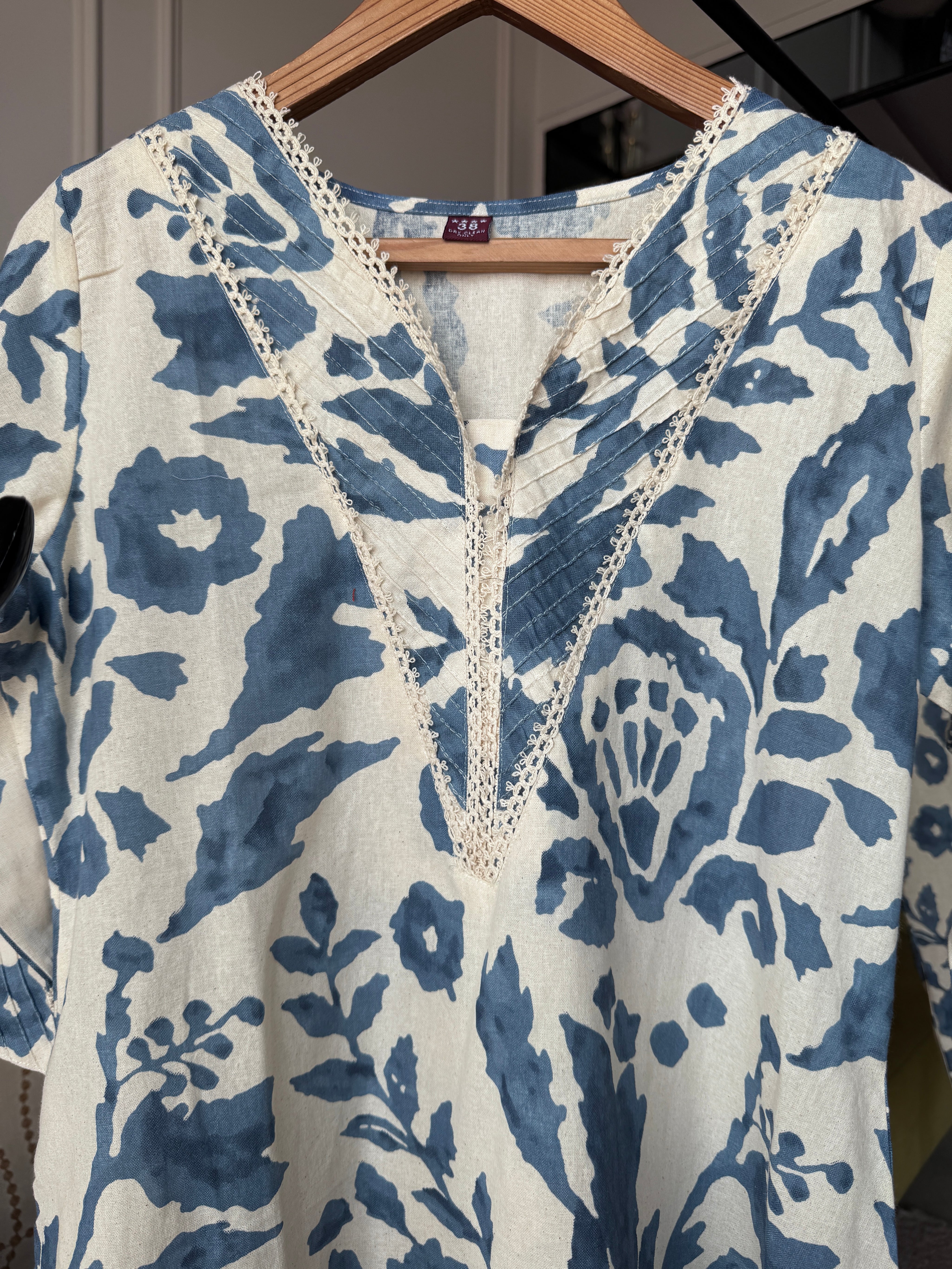 Mahi Cotton Flex Coord Set - Blue