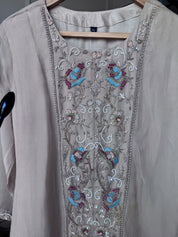 Reshma Handwork Coord Set- Beige (Make to Order)