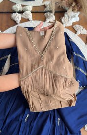 Sunidhi Alia Neck Dress-Meethi Chai