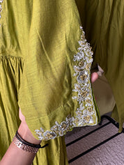 Pralambika Designer neck anarkali dress