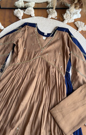 Sunidhi Alia Neck Dress-Meethi Chai