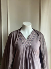 Ridhima  v neck mul Chanderi