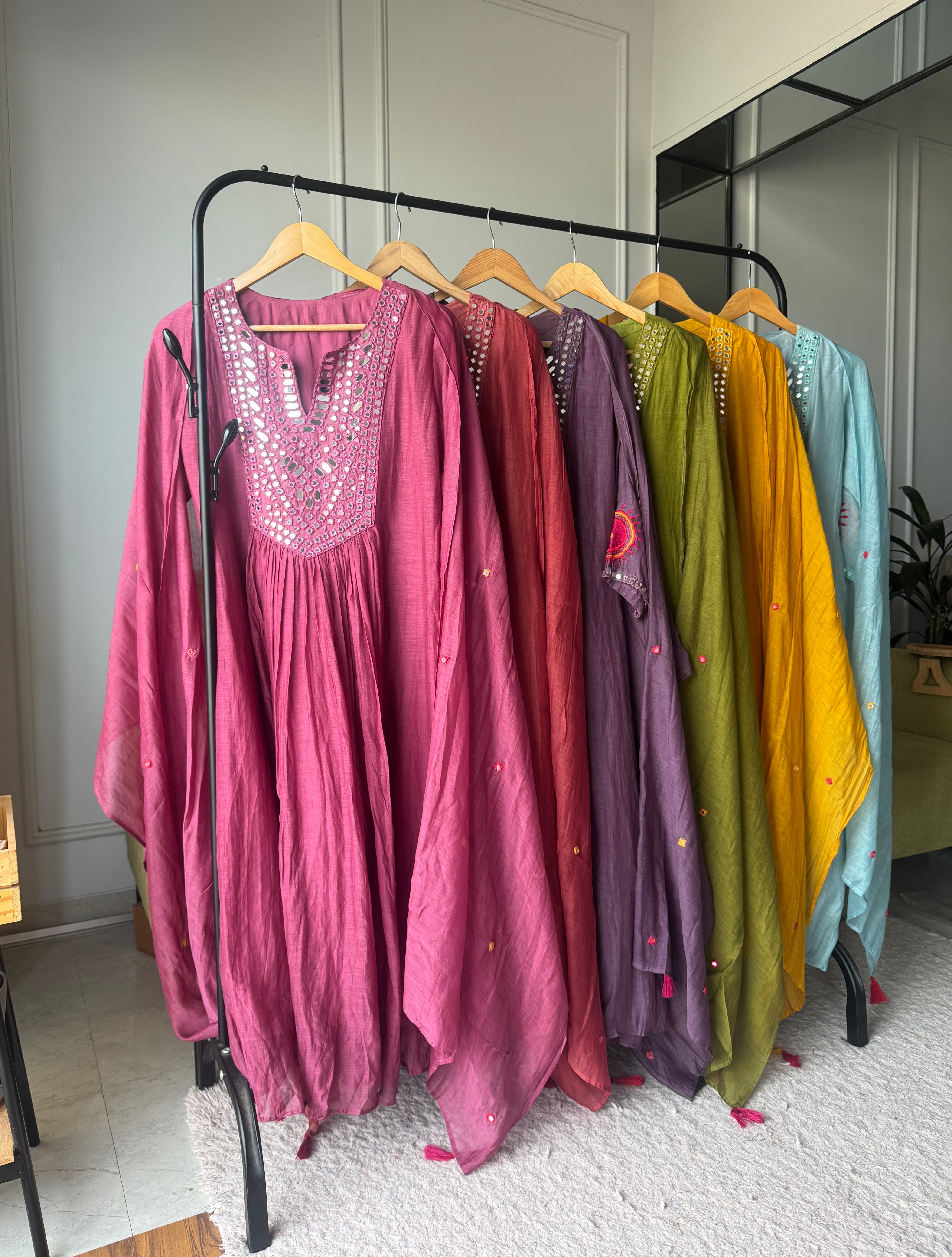 Naina Embroidery mirror work dress