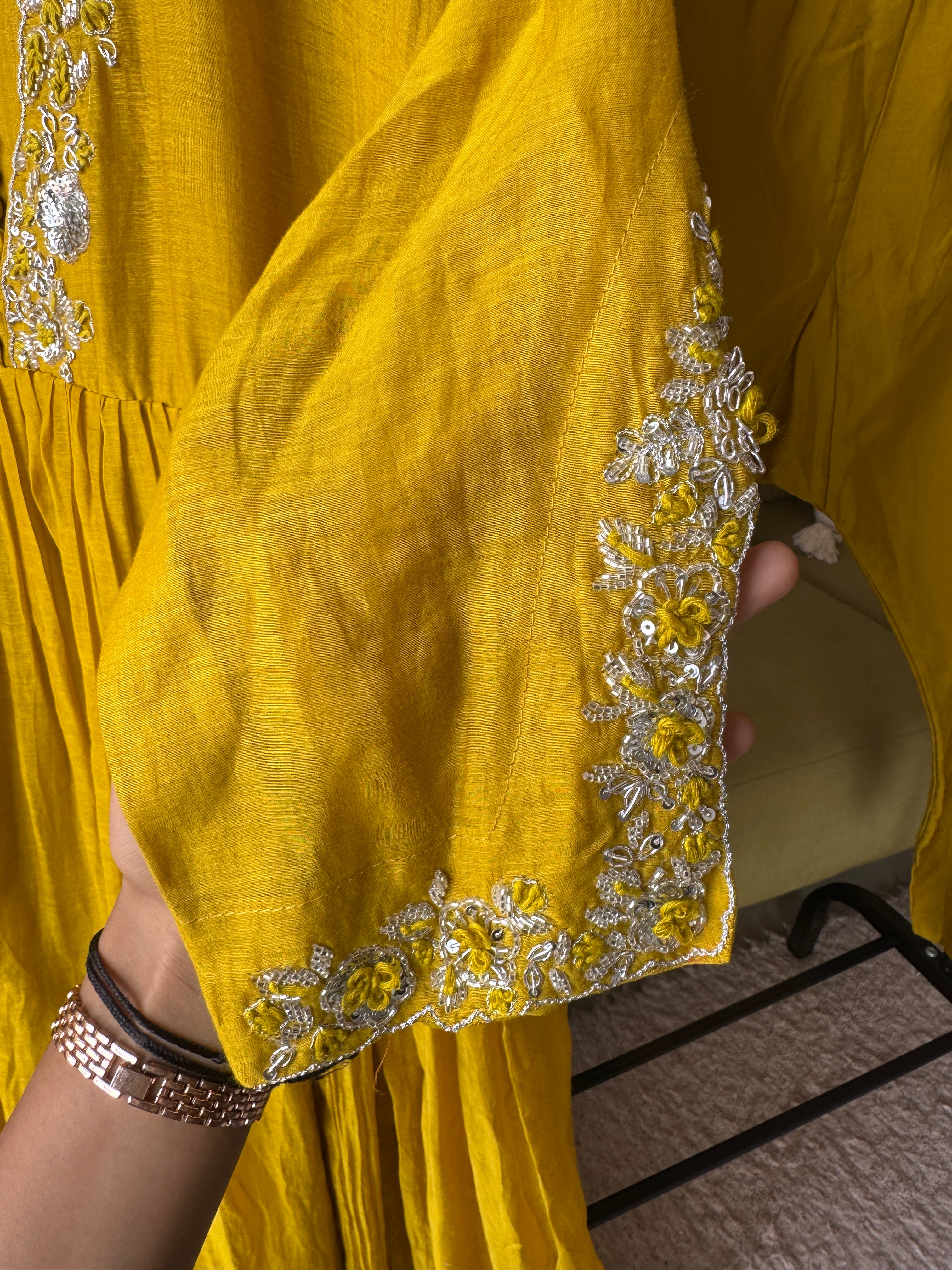 Pralambika Designer neck anarkali dress