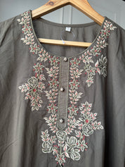 Meera Embroidered Cotton Dress