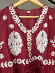 Sashi Embroided Cotton Dress