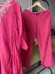 Handwork Mul Chanderi Dress