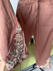 Meera Embroidered Cotton Dress