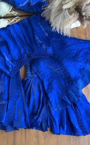 Jenna Handwork Sharara Dress- White