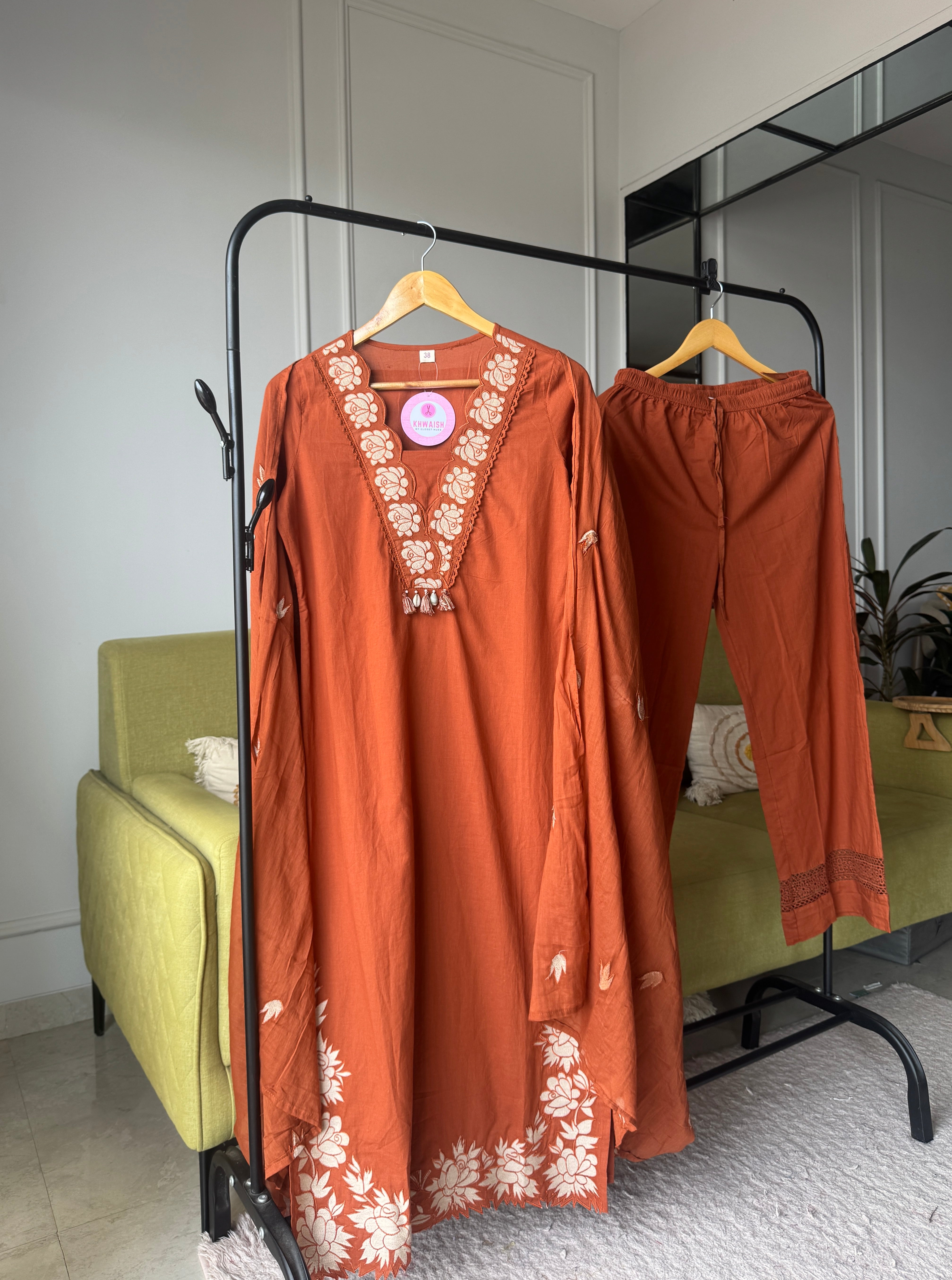 Monika Flower Embroided Dress