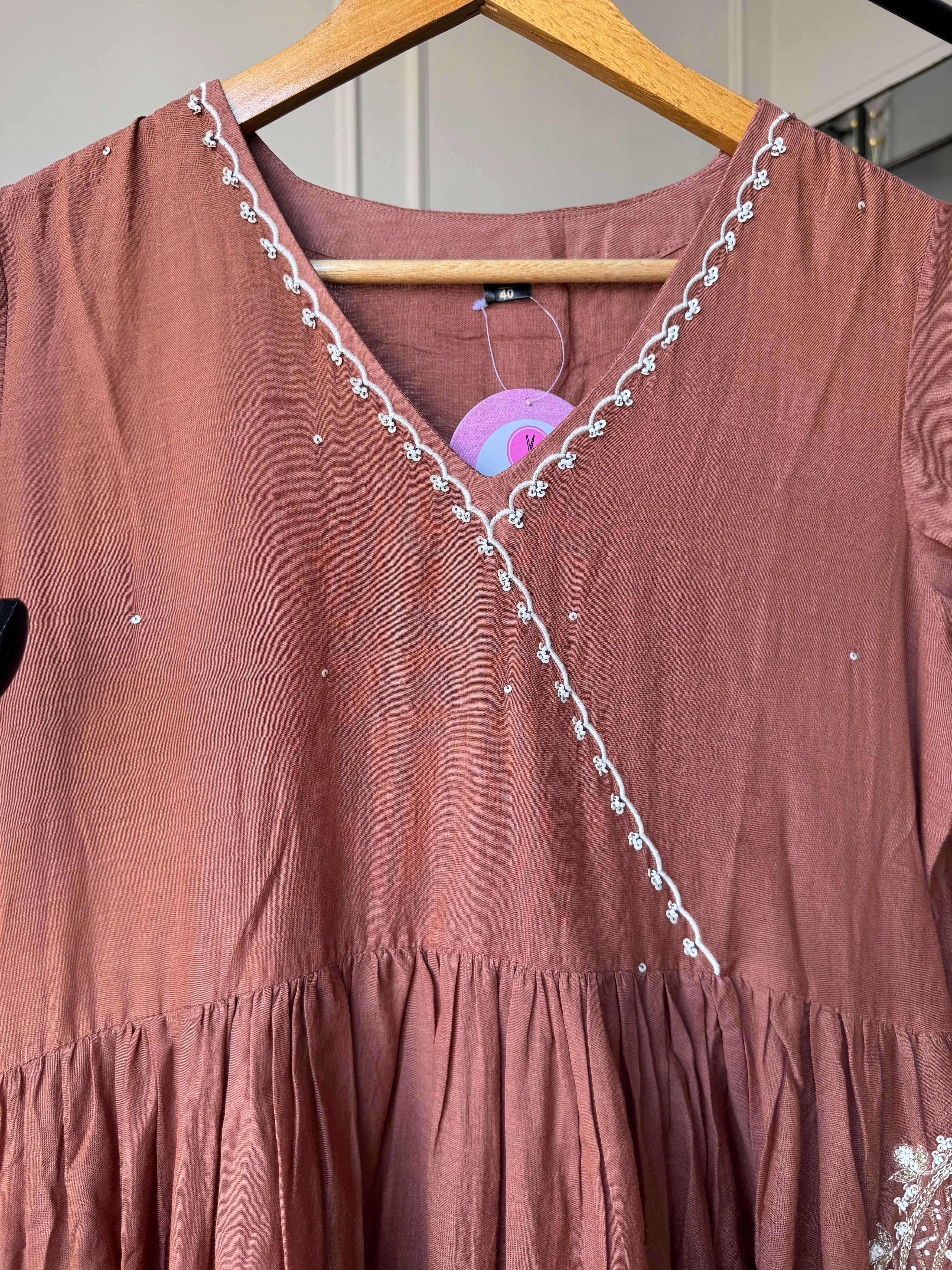 Vanshika Handwork Anarakali Dress