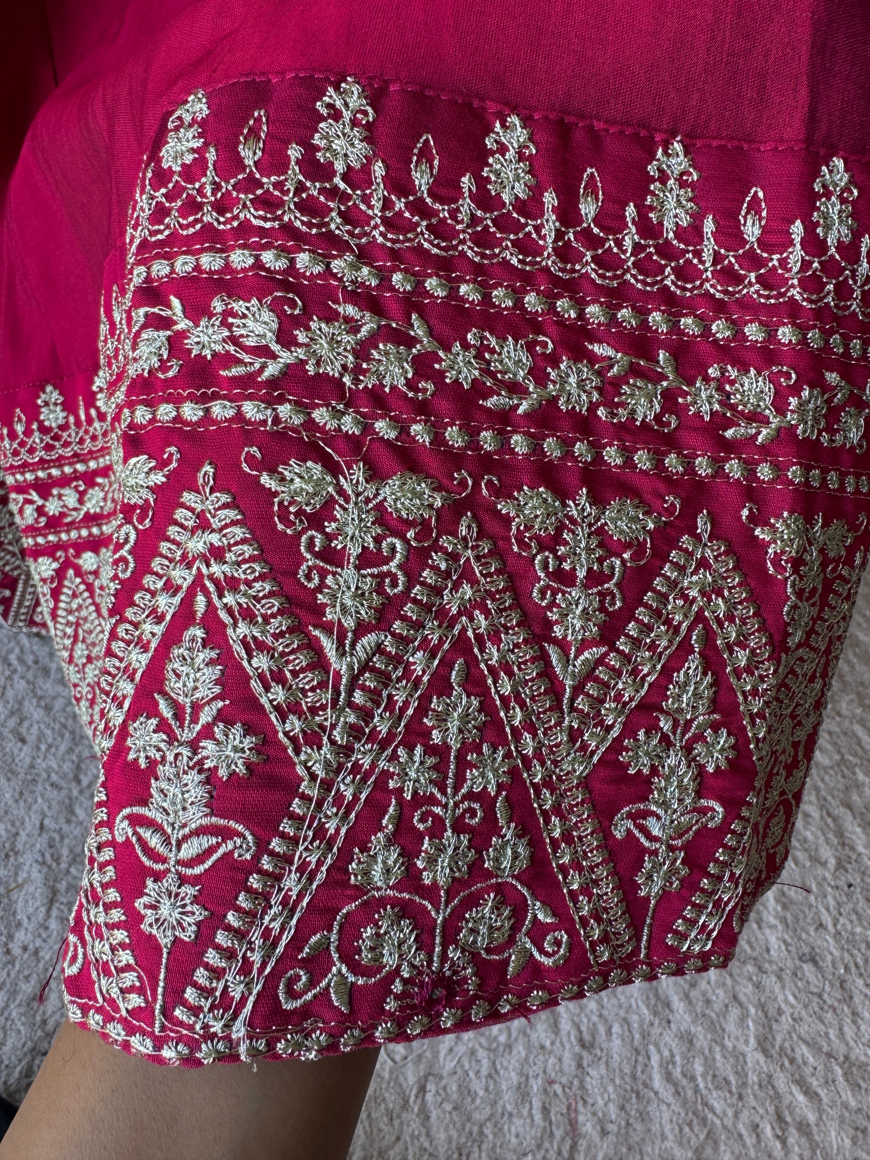 Tulsi Handwork Muslin Dress