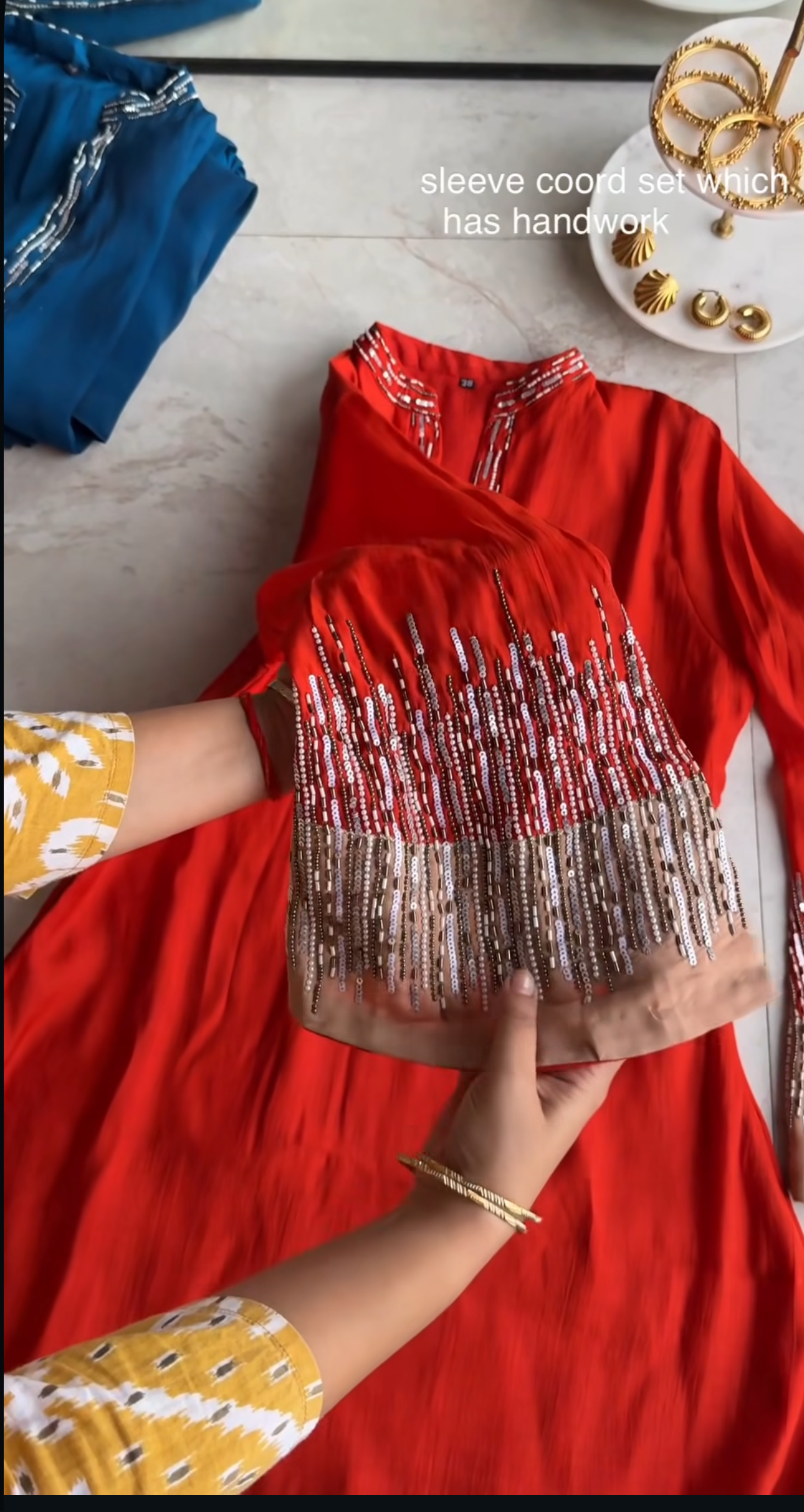 Kirthana Handwork Coord Set