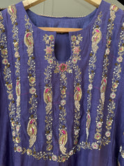 Vartika Mul Chanderi Handwork Dress