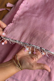 Ishika Three Piece Coords - Baby Pink