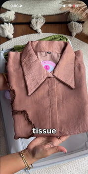 Applique Coord set - Brown