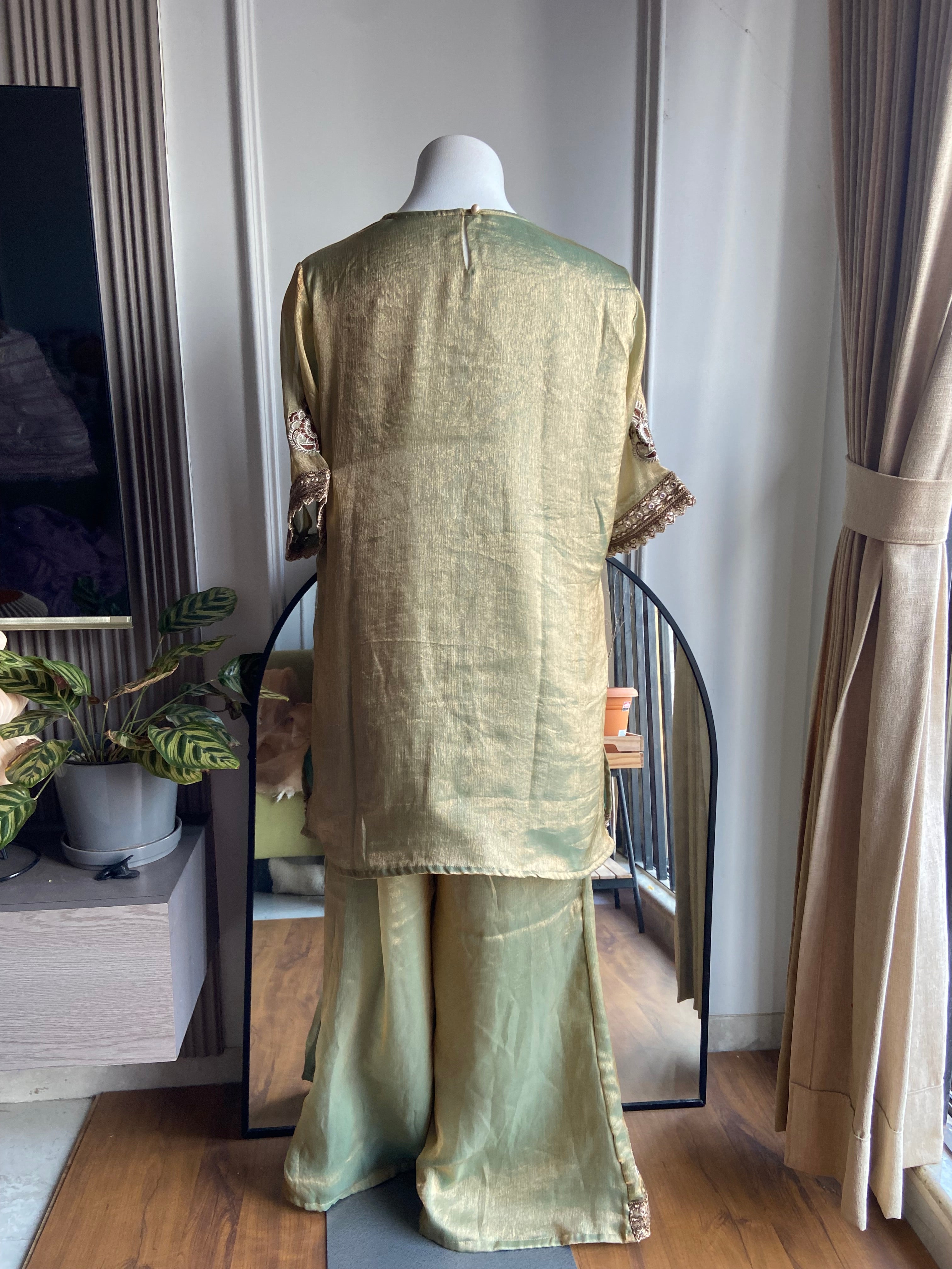 Nilima Tissue Embroided Dress