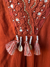 Aakriti Embroided Cotton Dress