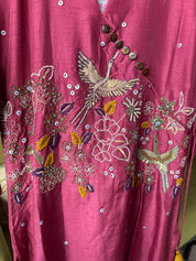 Saheli anghrakha hand work dress