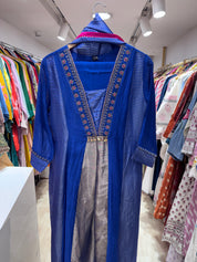 Tina Handwork Dress - Blue