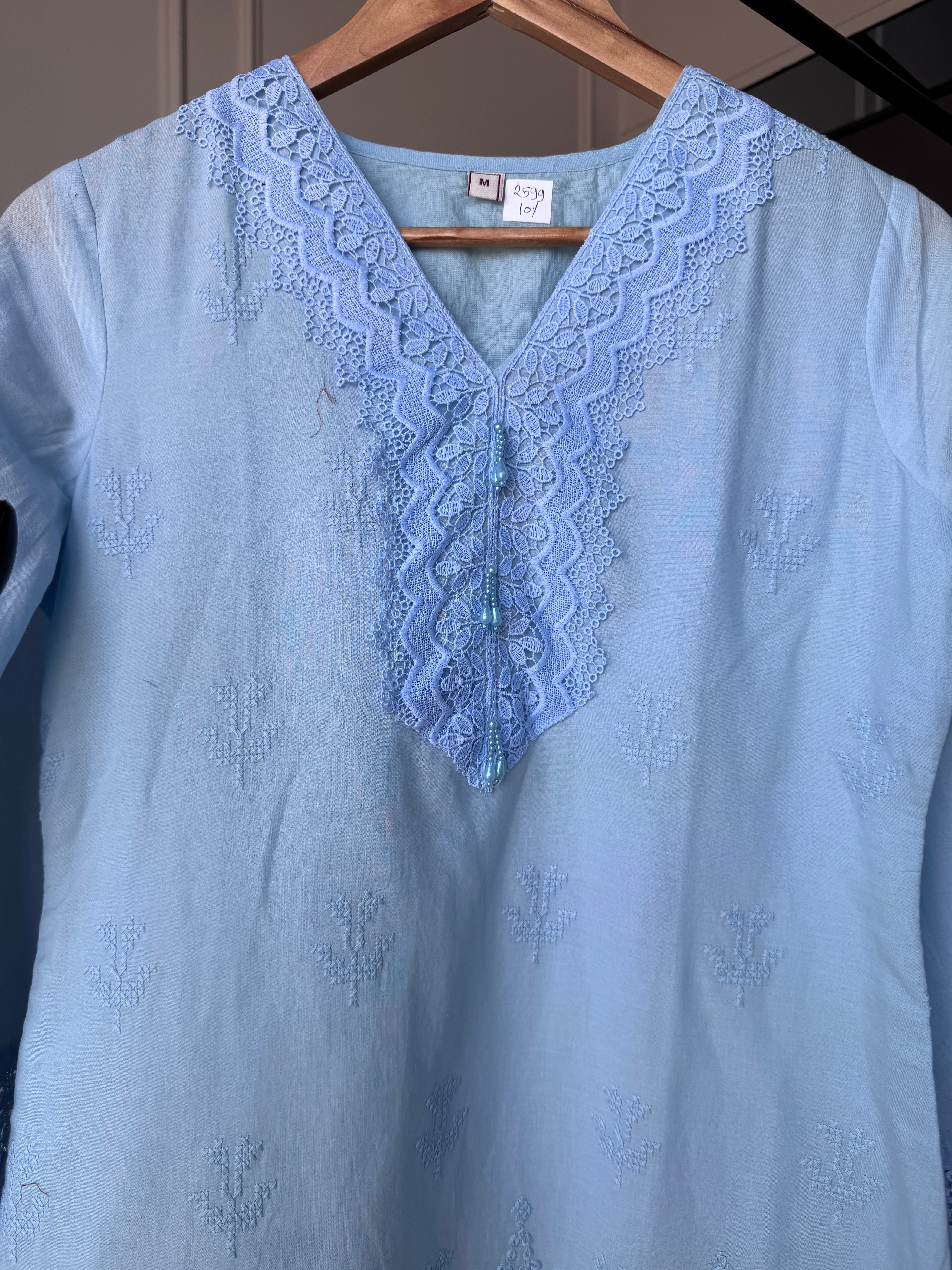 Tahini Lucknowi coord - Blue
