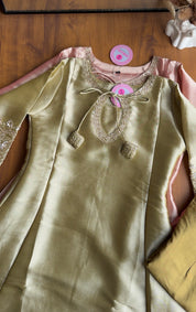 Sneha Handzardosi Work Dress- Mint Green