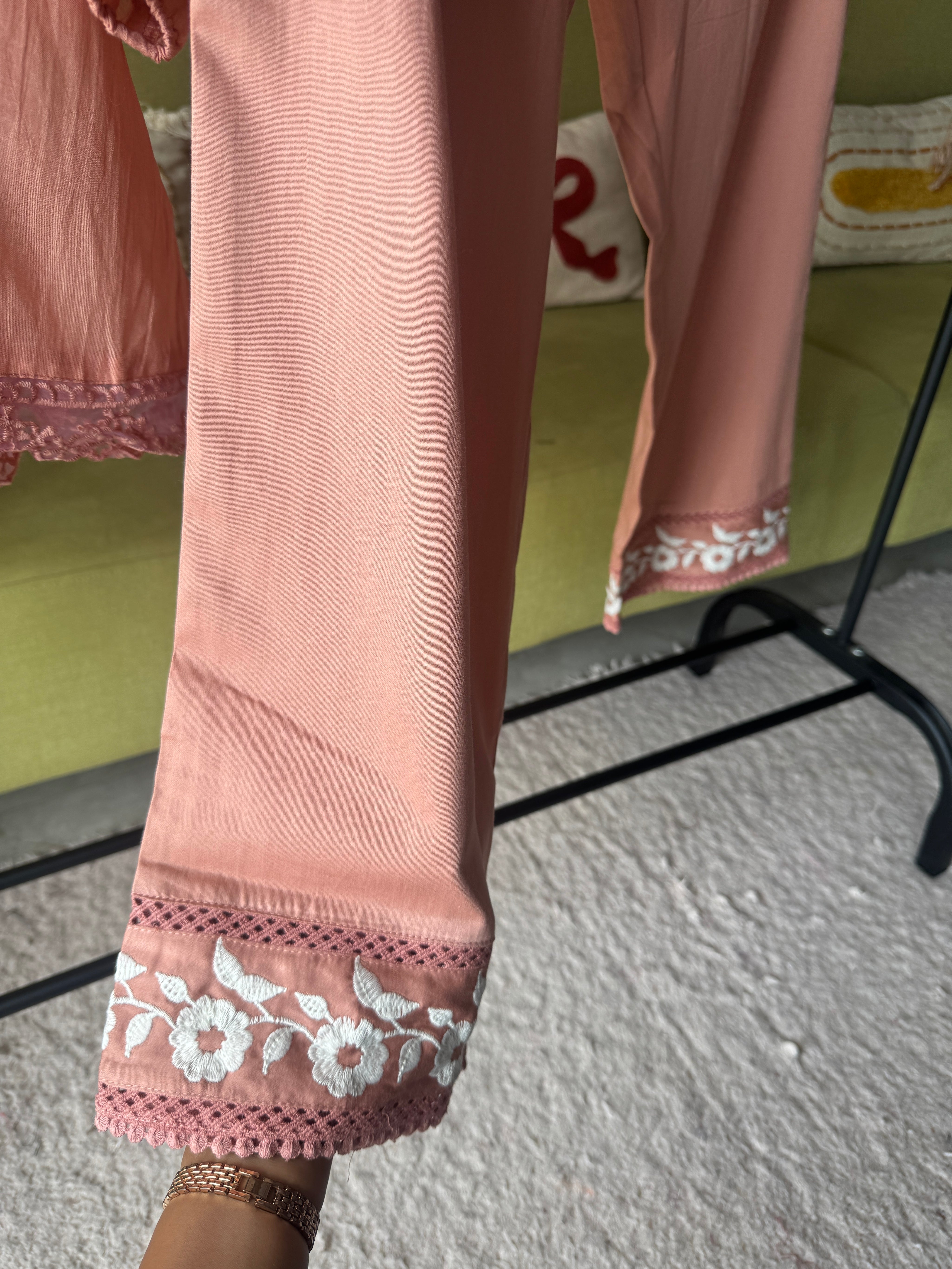 Pragti Mul Chanderi Coord Set